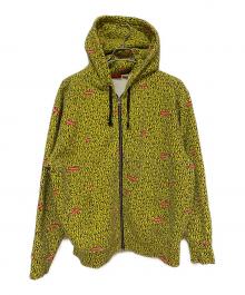 SUPREME（シュプリーム）の古着「IRAK Zip UP Hooded Sweatshirt」｜イエロー