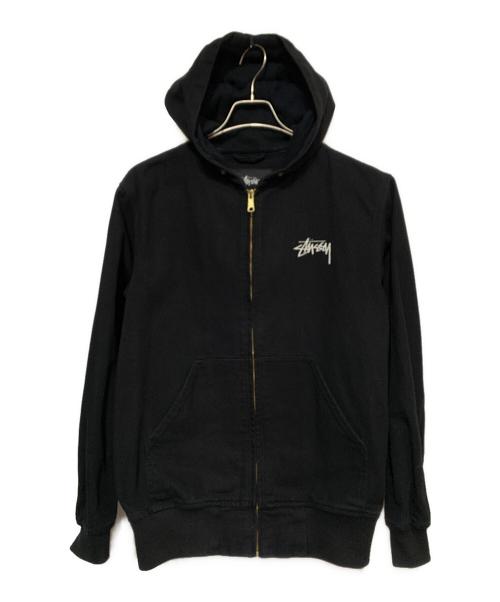 stussy（ステューシー）stussy (ステューシー) ダックパーカー ブラック サイズ:Mの古着・服飾アイテム