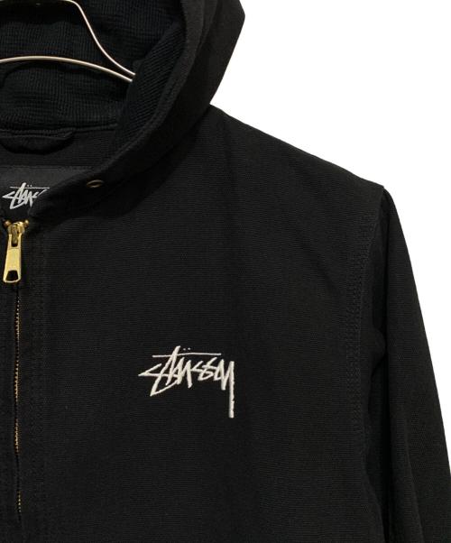 stussy（ステューシー）stussy (ステューシー) ダックパーカー ブラック サイズ:Mの古着・服飾アイテム