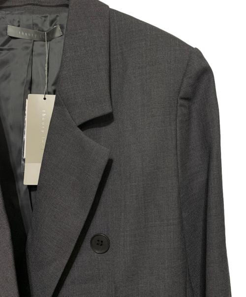 theory luxe（セオリーリュクス）theory luxe (セオリーリュクス) SUAVE SAXONY HANSEN JACKET グレー サイズ:042 未使用品の古着・服飾アイテム