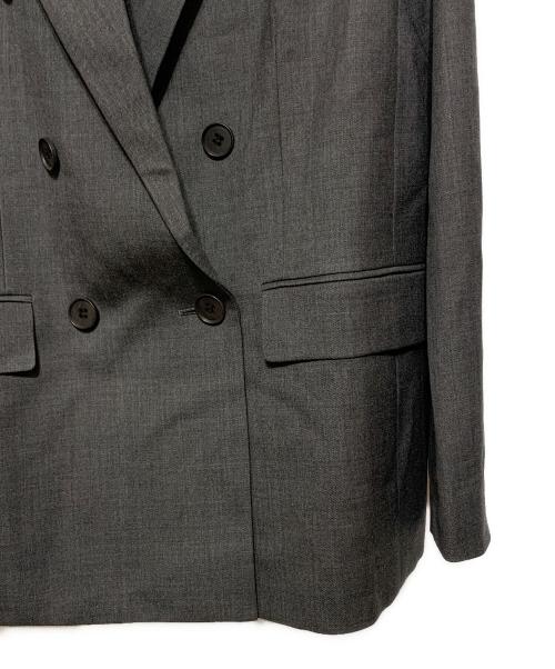 theory luxe（セオリーリュクス）theory luxe (セオリーリュクス) SUAVE SAXONY HANSEN JACKET グレー サイズ:042 未使用品の古着・服飾アイテム