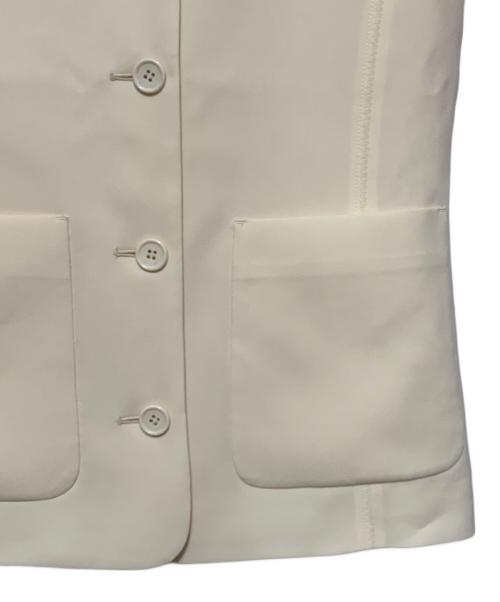 theory（セオリー）theory (セオリー) SATIN CREPE ZIGZAG VEST ベージュ 未使用品の古着・服飾アイテム