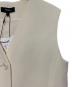 theory (セオリー) SATIN CREPE ZIGZAG VEST ベージュ 未使用品：13000円