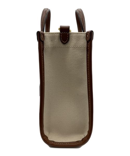 BURBERRY（バーバリー）BURBERRY (バーバリー) 2WAYバッグ ベージュ×ブラウンの古着・服飾アイテム