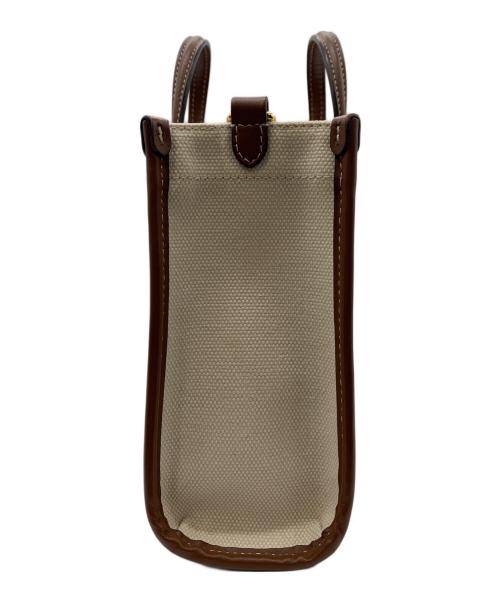 BURBERRY（バーバリー）BURBERRY (バーバリー) 2WAYバッグ ベージュ×ブラウンの古着・服飾アイテム