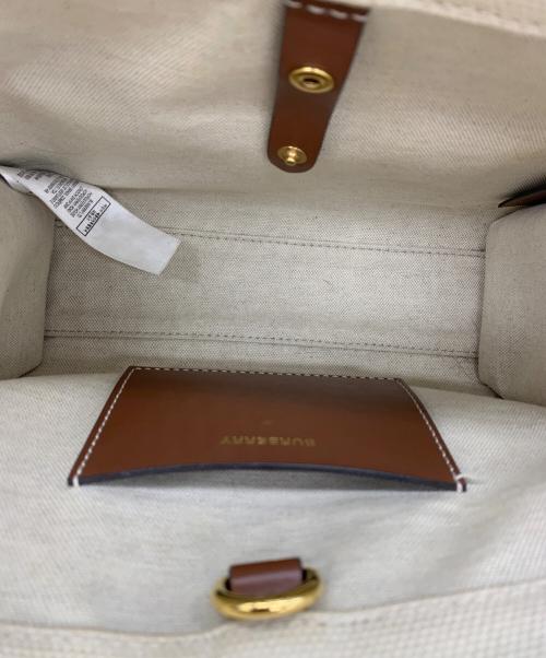 BURBERRY（バーバリー）BURBERRY (バーバリー) 2WAYバッグ ベージュ×ブラウンの古着・服飾アイテム