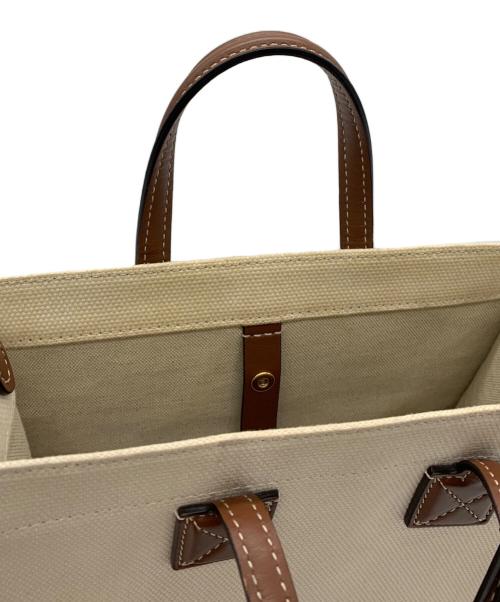 BURBERRY（バーバリー）BURBERRY (バーバリー) 2WAYバッグ ベージュ×ブラウンの古着・服飾アイテム