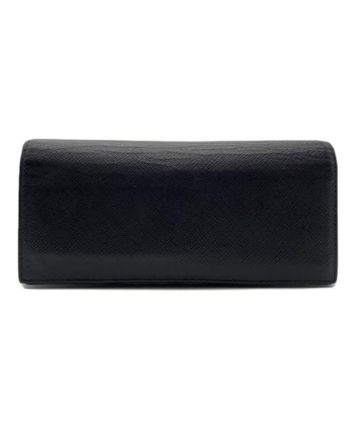 PRADA（プラダ）PRADA (プラダ) サフィアーノ 長財布 ブラックの古着・服飾アイテム