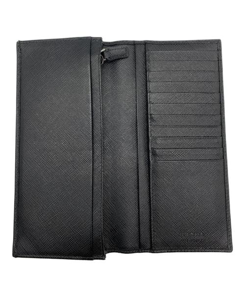 PRADA（プラダ）PRADA (プラダ) サフィアーノ 長財布 ブラックの古着・服飾アイテム