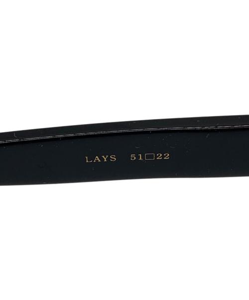 Ayame（アヤメ）Ayame (アヤメ) LAYS　サングラス ブラック サイズ:51▢22の古着・服飾アイテム