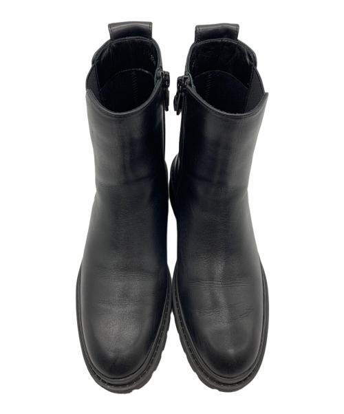 LANVIN en Bleu（ランバンオンブルー）LANVIN en Bleu (ランバンオンブルー) サイドゴアブーツ ブラック サイズ:22 1/2の古着・服飾アイテム