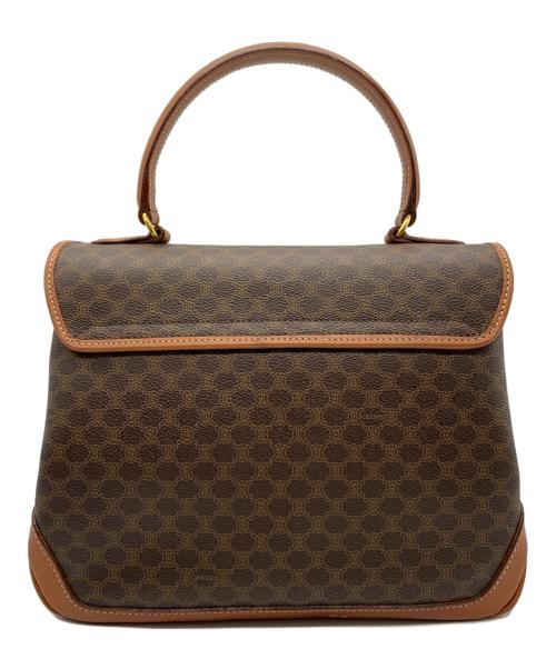 CELINE（セリーヌ）CELINE (セリーヌ) マカダム柄 ハンドバッグ ブラウンの古着・服飾アイテム