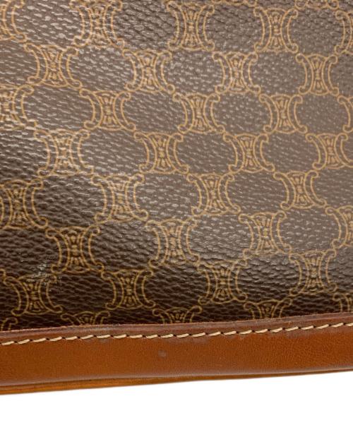 CELINE（セリーヌ）CELINE (セリーヌ) マカダム柄 ハンドバッグ ブラウンの古着・服飾アイテム