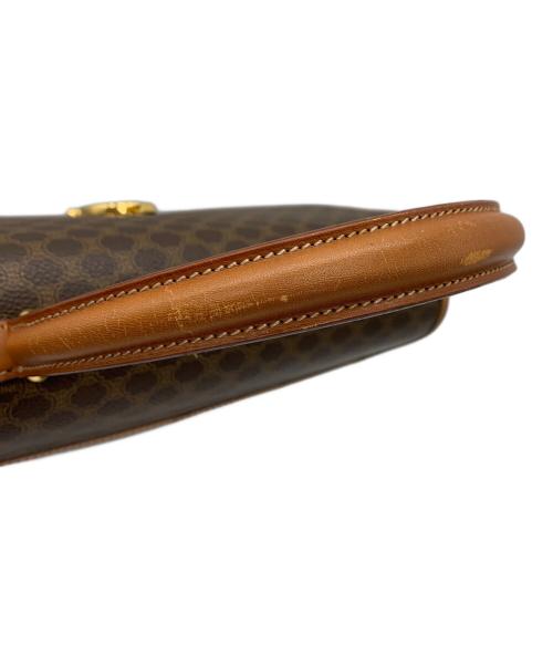 CELINE（セリーヌ）CELINE (セリーヌ) マカダム柄 ハンドバッグ ブラウンの古着・服飾アイテム