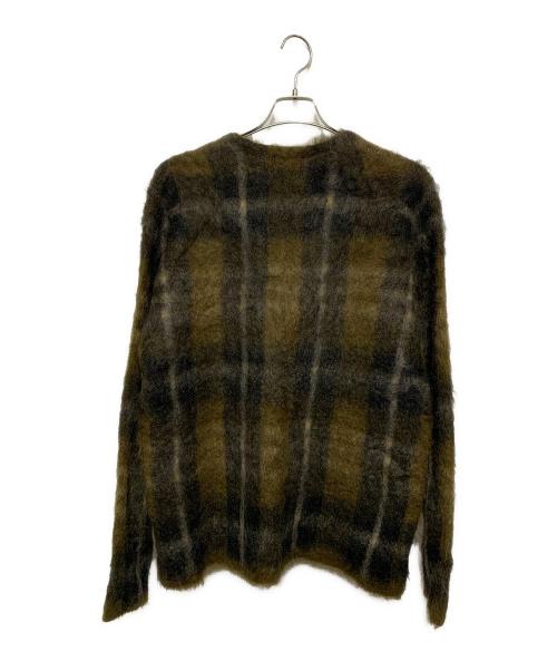 STEP AHEAD（ステップアヘッド）STEP AHEAD (ステップアヘッド) モヘアカーディガン ブラウン サイズ:Lの古着・服飾アイテム