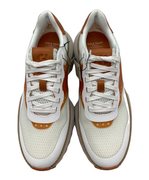 COLE HAAN（コールハーン）COLE HAAN (コールハーン) UNITED ARROWS (ユナイテッドアローズ) ゴルフシューズ ホワイト×ブラウン サイズ:7 1/2M 未使用品の古着・服飾アイテム