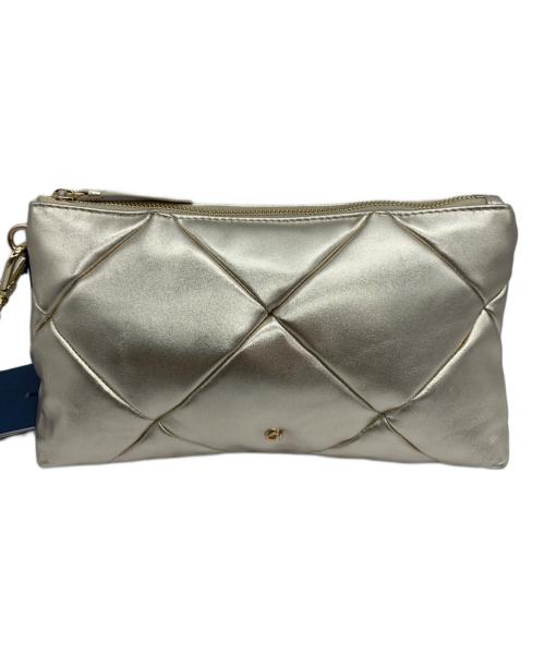 COLE HAAN（コールハーン）COLE HAAN (コールハーン) クラッチバッグ ゴールドの古着・服飾アイテム