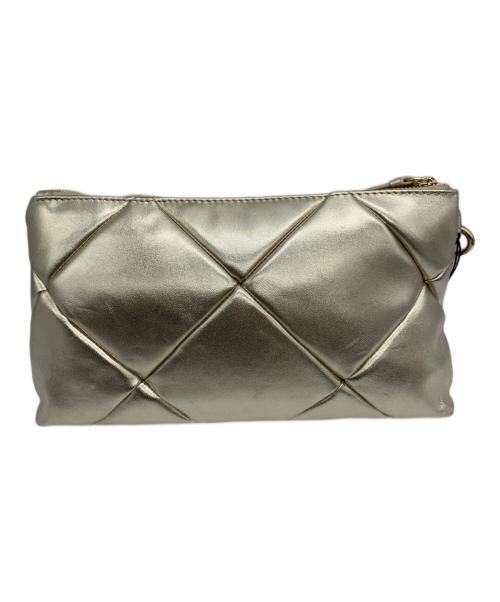 COLE HAAN（コールハーン）COLE HAAN (コールハーン) クラッチバッグ ゴールドの古着・服飾アイテム