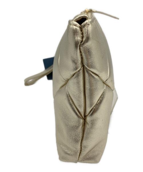 COLE HAAN（コールハーン）COLE HAAN (コールハーン) クラッチバッグ ゴールドの古着・服飾アイテム