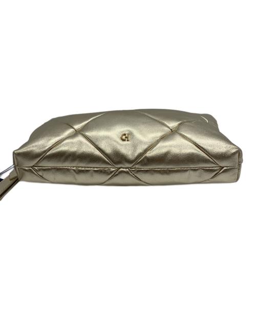 COLE HAAN（コールハーン）COLE HAAN (コールハーン) クラッチバッグ ゴールドの古着・服飾アイテム