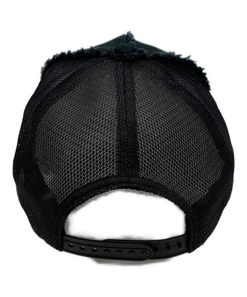 ISETAN MEN'S（イセタンメンズ）ISETAN MEN'S (イセタンメンズ) YOSHINORI KOTAKE (ヨシノリ コタケ) スパンコールデザイン 伊勢丹メンズ新宿店限定キャップ ブラック×ブルーの古着・服飾アイテム