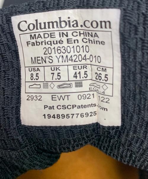 Columbia（コロンビア）Columbia (コロンビア) トレッキングシューズ ブラック サイズ:26.5の古着・服飾アイテム