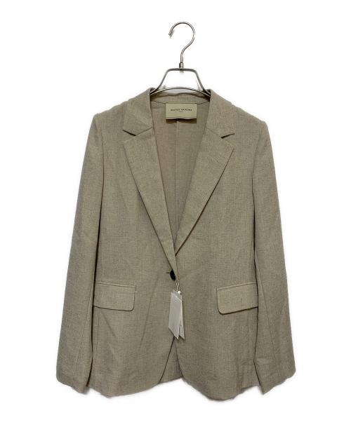 UNITED ARROWS TOKYO（ユナイテッドアローズトウキョウ）UNITED ARROWS TOKYO (ユナイテッドアローズトウキョウ) Spiree IAS テーラード ジャケット ベージュ サイズ:34 未使用品の古着・服飾アイテム