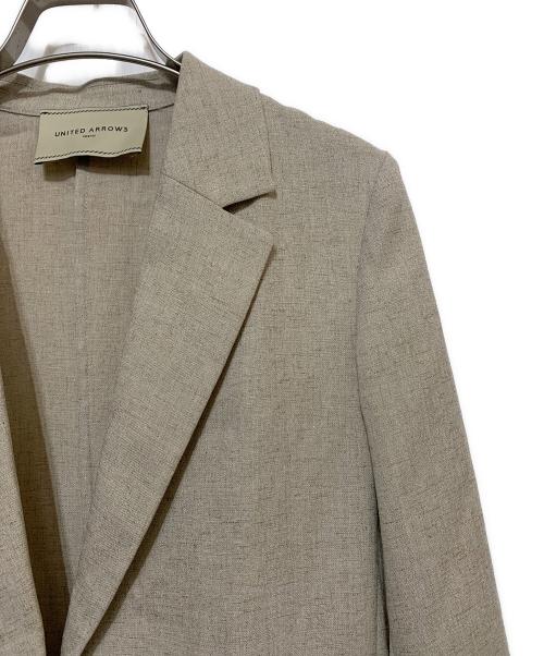 UNITED ARROWS TOKYO（ユナイテッドアローズトウキョウ）UNITED ARROWS TOKYO (ユナイテッドアローズトウキョウ) Spiree IAS テーラード ジャケット ベージュ サイズ:34 未使用品の古着・服飾アイテム
