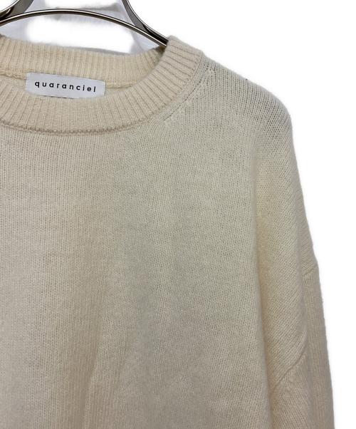 quaranciel（カランシエル）quaranciel (カランシエル) AQUA カシミヤ ミックス ドルマン ニット アイボリー サイズ:F 未使用品の古着・服飾アイテム
