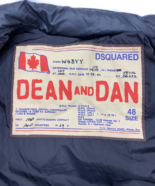 DSQUARED2（ディースクエアード）DSQUARED2 (ディースクエアード) ダウンジャケット ブラック サイズ:48の古着・服飾アイテム