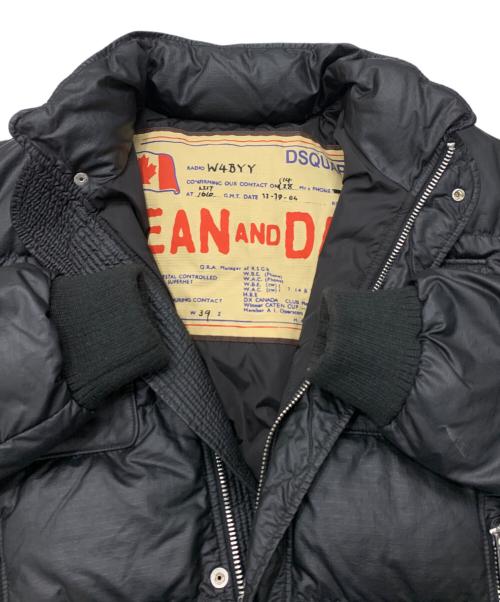 DSQUARED2（ディースクエアード）DSQUARED2 (ディースクエアード) ダウンジャケット ブラック サイズ:48の古着・服飾アイテム