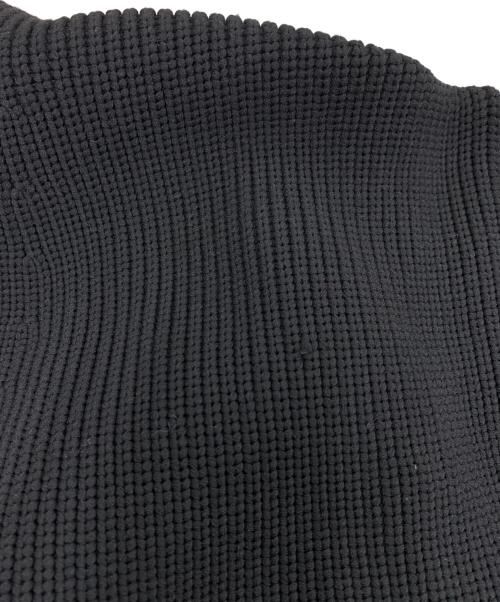 Adam et Rope（アダム エ ロペ）Adam et Rope (アダム エ ロペ) 厚手カーディガン ブラック サイズ:F 未使用品の古着・服飾アイテム