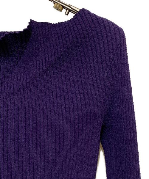 STUNNING LURE（スタニングルアー）STUNNING LURE (スタニングルアー) 薄手ニット パープル サイズ:S 未使用品の古着・服飾アイテム