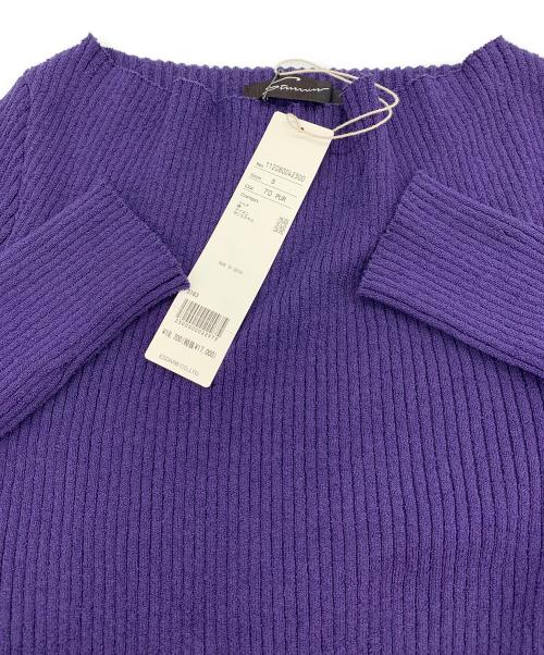 STUNNING LURE（スタニングルアー）STUNNING LURE (スタニングルアー) 薄手ニット パープル サイズ:S 未使用品の古着・服飾アイテム