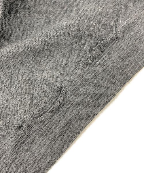 BALENCIAGA（バレンシアガ）BALENCIAGA (バレンシアガ) アシンメトリーニットワンピース グレー サイズ:34の古着・服飾アイテム