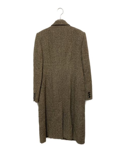 Yves Saint Laurent（イヴサンローラン）Yves Saint Laurent (イヴサンローラン) チェスターコート ブラウン サイズ:38の古着・服飾アイテム