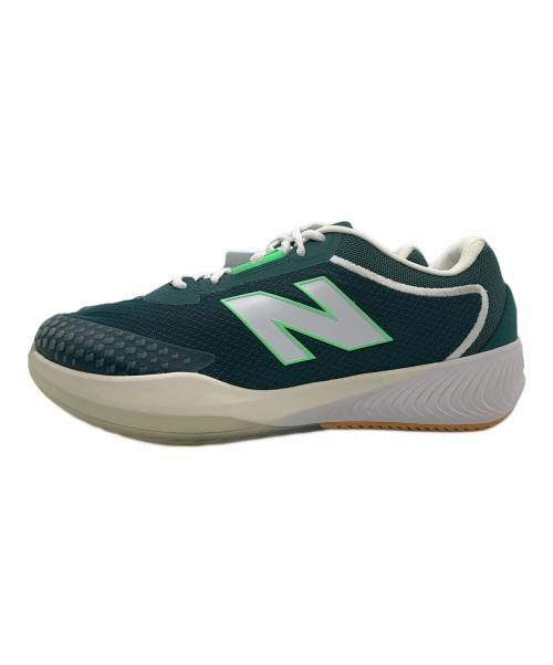 NEW BALANCE（ニューバランス）NEW BALANCE (ニューバランス) テニスシューズ グリーン サイズ:28.5 未使用品の古着・服飾アイテム
