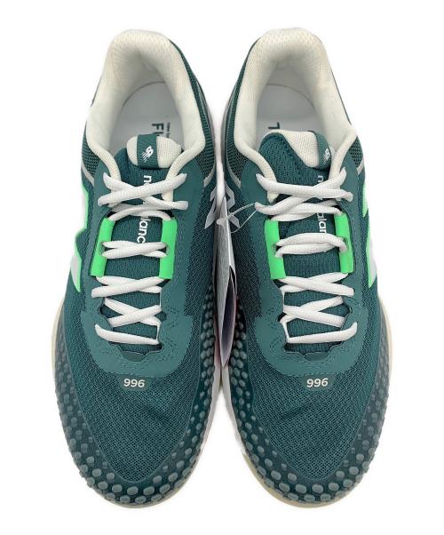 NEW BALANCE（ニューバランス）NEW BALANCE (ニューバランス) テニスシューズ グリーン サイズ:28.5 未使用品の古着・服飾アイテム