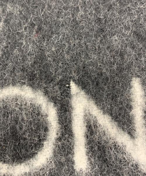 LOUIS VUITTON（ルイ ヴィトン）LOUIS VUITTON (ルイ ヴィトン) エシャルプ レイキャビック グレー×ブラックの古着・服飾アイテム