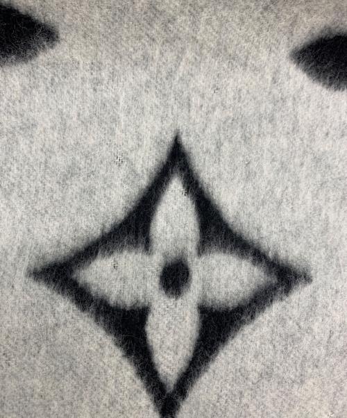 LOUIS VUITTON（ルイ ヴィトン）LOUIS VUITTON (ルイ ヴィトン) エシャルプ レイキャビック グレー×ブラックの古着・服飾アイテム