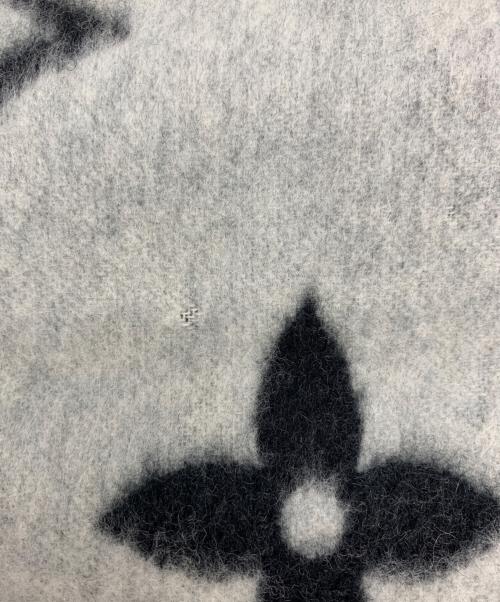 LOUIS VUITTON（ルイ ヴィトン）LOUIS VUITTON (ルイ ヴィトン) エシャルプ レイキャビック グレー×ブラックの古着・服飾アイテム