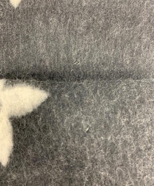 LOUIS VUITTON（ルイ ヴィトン）LOUIS VUITTON (ルイ ヴィトン) エシャルプ レイキャビック グレー×ブラックの古着・服飾アイテム