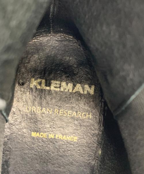 KLEMAN（クレマン）KLEMAN (クレマン) URBAN RESEARCH別注 サイドゴアブーツ ブラック サイズ:40の古着・服飾アイテム