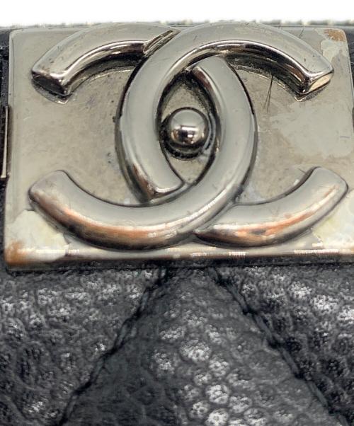 CHANEL（シャネル）CHANEL (シャネル) ボーイシャネル  マトラッセ ブラックの古着・服飾アイテム