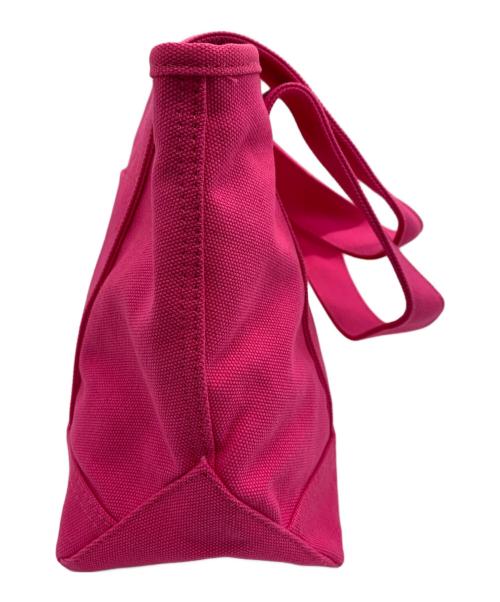 POLO RALPH LAUREN（ポロ・ラルフローレン）POLO RALPH LAUREN (ポロ・ラルフローレン) キャンバストートバッグ ピンクの古着・服飾アイテム