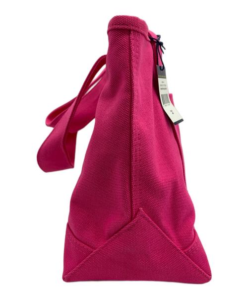 POLO RALPH LAUREN（ポロ・ラルフローレン）POLO RALPH LAUREN (ポロ・ラルフローレン) キャンバストートバッグ ピンクの古着・服飾アイテム