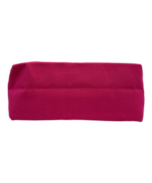 POLO RALPH LAUREN（ポロ・ラルフローレン）POLO RALPH LAUREN (ポロ・ラルフローレン) キャンバストートバッグ ピンクの古着・服飾アイテム