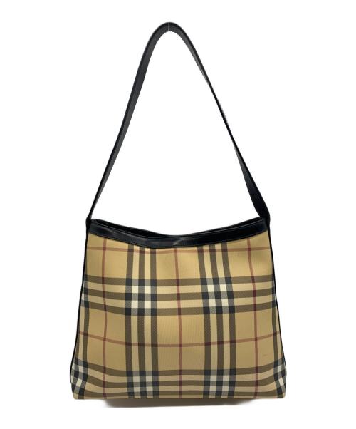 BURBERRY（バーバリー）BURBERRY (バーバリー) ノバチェック ハンドバッグ グリーンの古着・服飾アイテム