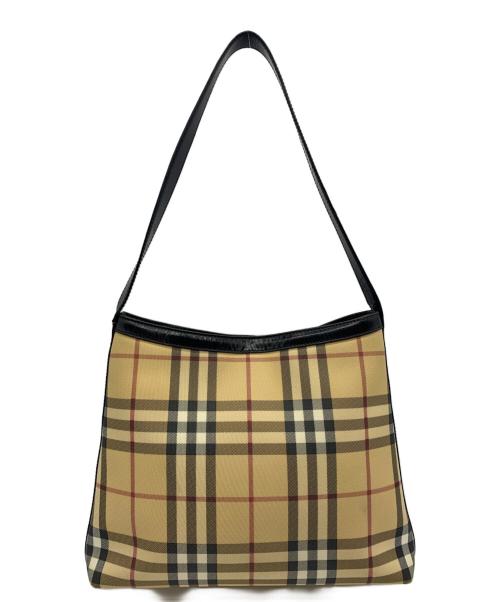 BURBERRY（バーバリー）BURBERRY (バーバリー) ノバチェック ハンドバッグ グリーンの古着・服飾アイテム