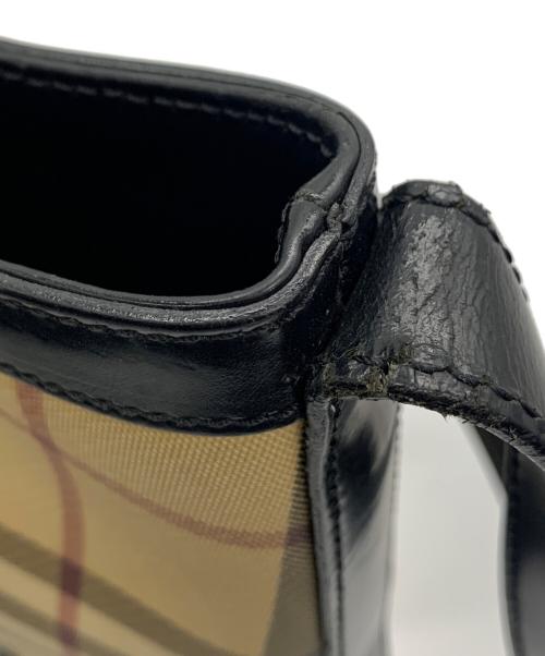 BURBERRY（バーバリー）BURBERRY (バーバリー) ノバチェック ハンドバッグ グリーンの古着・服飾アイテム